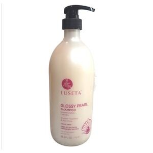 LUSETA GLOSSY PEARL SHAMPOO 33.8 FL OZ Smooth Frizziness & Add Shine Color Safe
